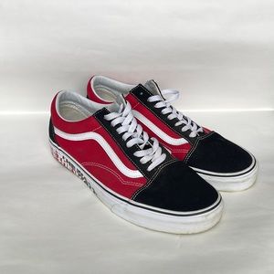 Vans Old Skool OTW Red and Black Skate Shoes size 11